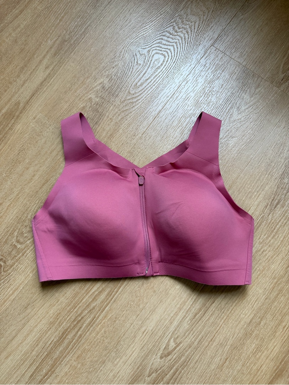 Lululemon Elite Front-Zip Support Bra in Rose Pink
